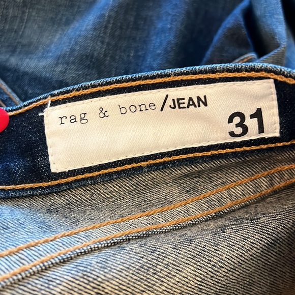 🆕 NEW with tags rag & bone of New York DRE JEANS in Dark Denim Snoqualmie sz 31 - Picture 6 of 9